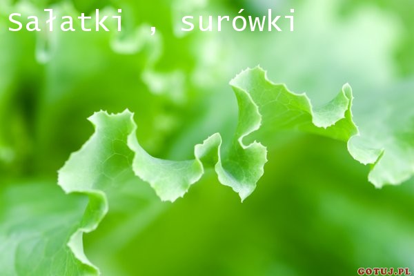 Sałatki , surówki Sałatki , surówki